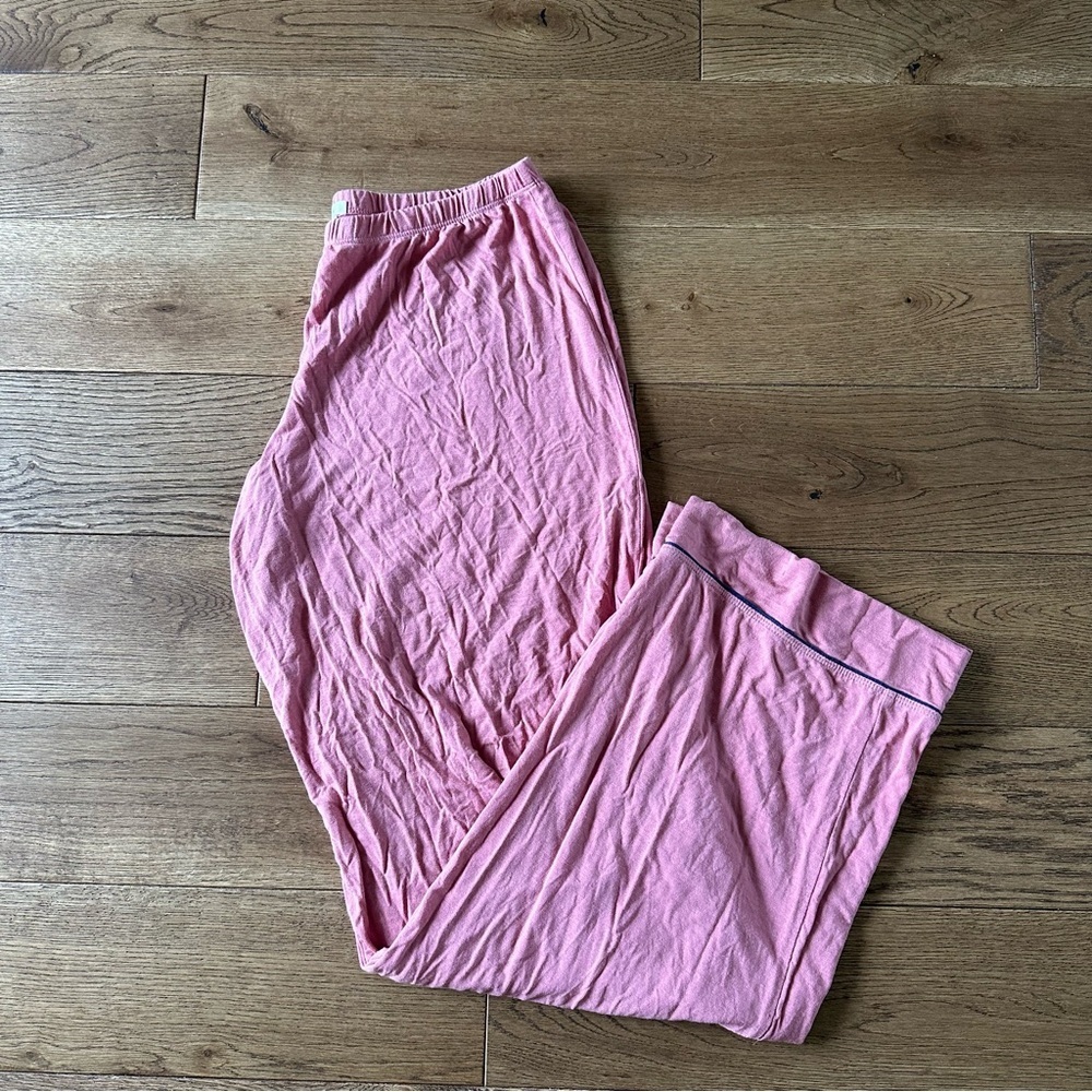 Eberjey Pajama Pants Modal Sz Small Salmon Pink Color